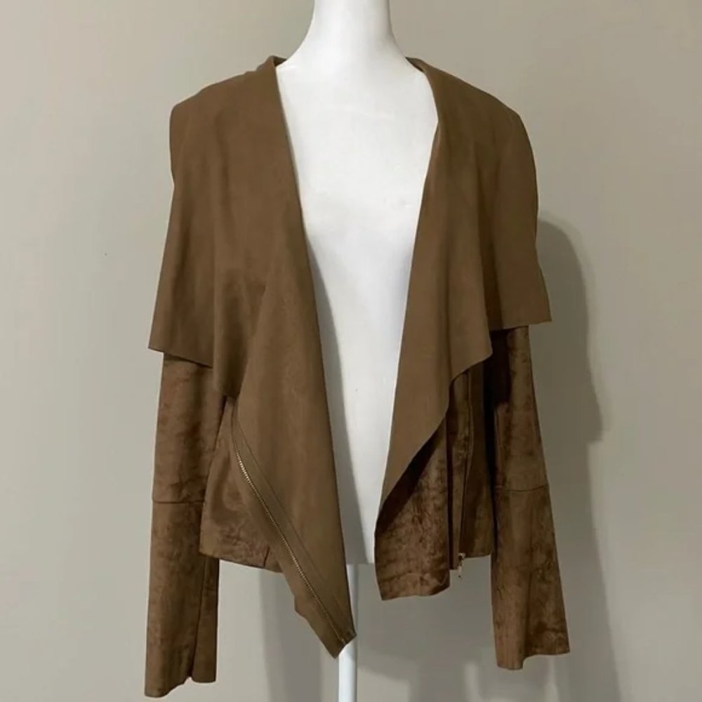 NWOT a.n.a. Vegan suede jacket sz Large